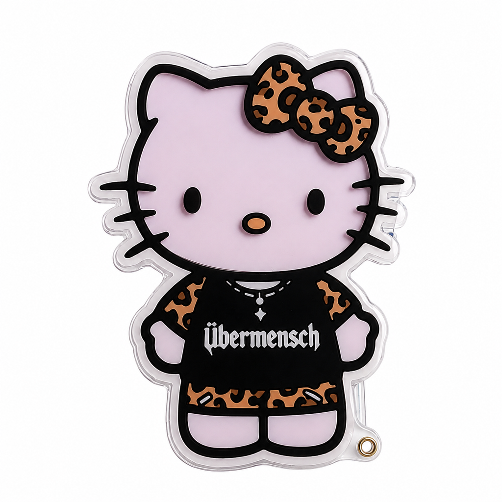 Hello Kitty Light-Up Mirror Case(Comes with extra battery)